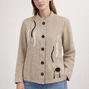 On The Rocks California Art Jacket Boho Indie Cottagecore Chic Women